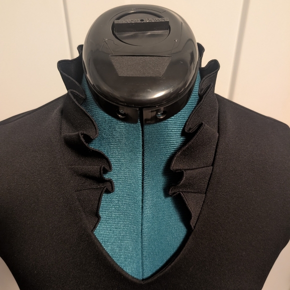 Calvin Klein Ruffle Neck Dress - Picture 4 of 10